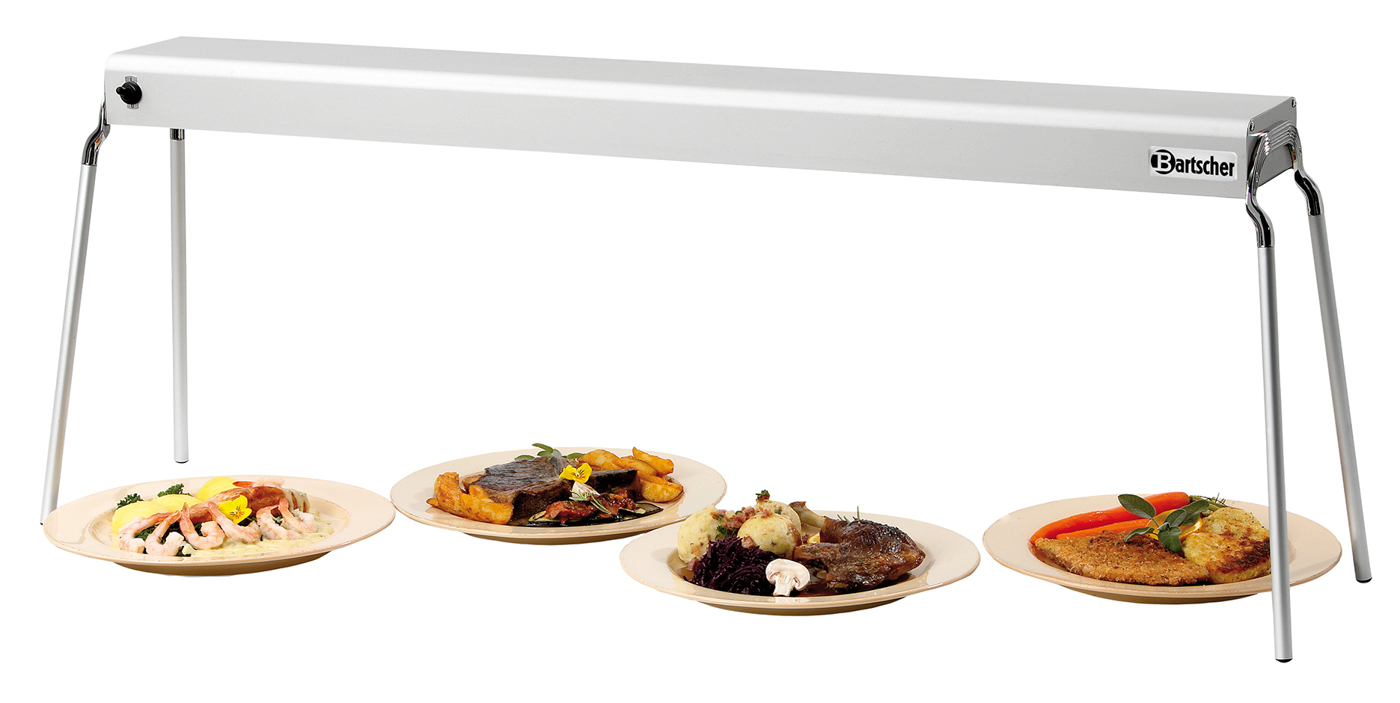 Bartscher Wärmebrücke IHR1250 | Inklusive: - |Maße: 137 x 22,5 x 6,5 cm. Gewicht: 4,3 kg