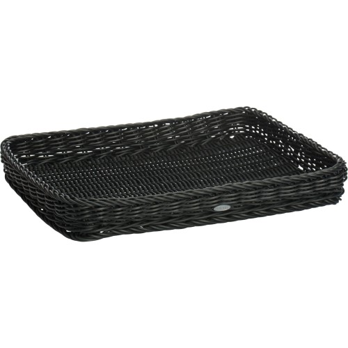 Westmark Tablett eckig, 40 x 30 x 5 cm, schwarz