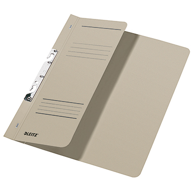 Leitz Einhakhefter DIN A4 250g/m Manilakarton, recycelt grau