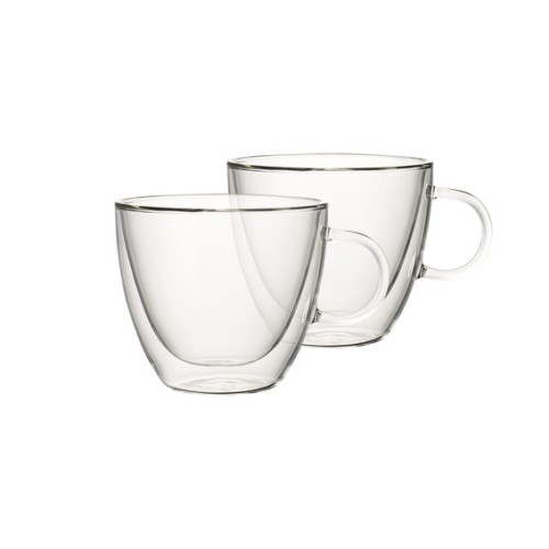 Villeroy & Boch Tasse L, Set aus 2 Stück, 9,5 cm Durchmesser, Serie Artesano Hot Beverages, Inhalt: 0,42 Liter
