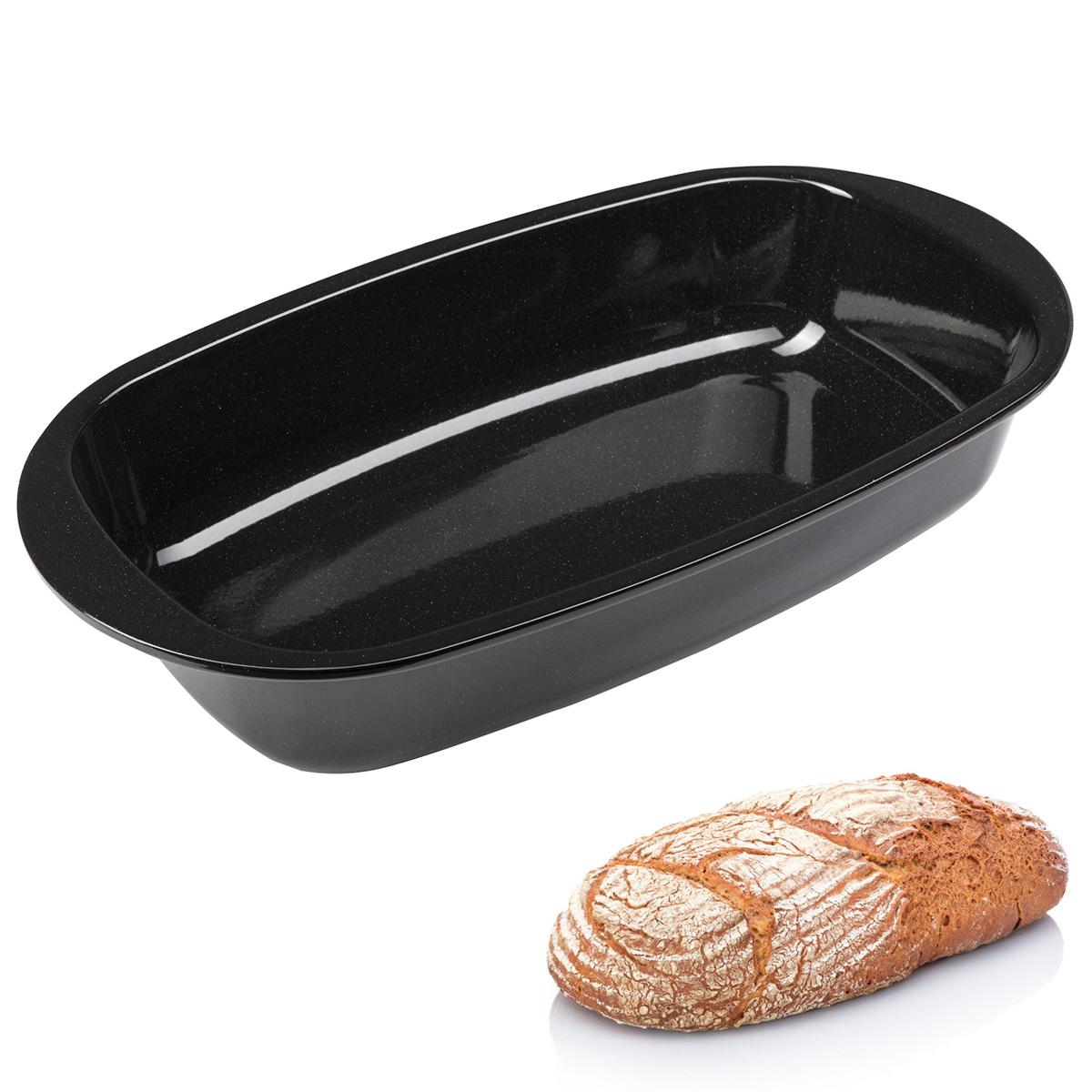 Brotbackform Emaille