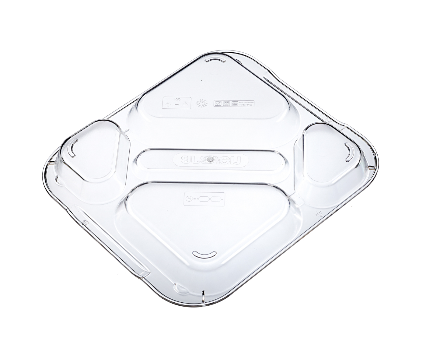 ARAVEN Behälter 5 Abteile PC Durchsichtig