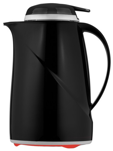 Helios Isolierkanne Wave Push 0,6 l schwarz