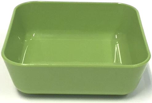 Roltex Schale quadratisch, 10 cm/175 ml Füllvermögen, apfelgrün