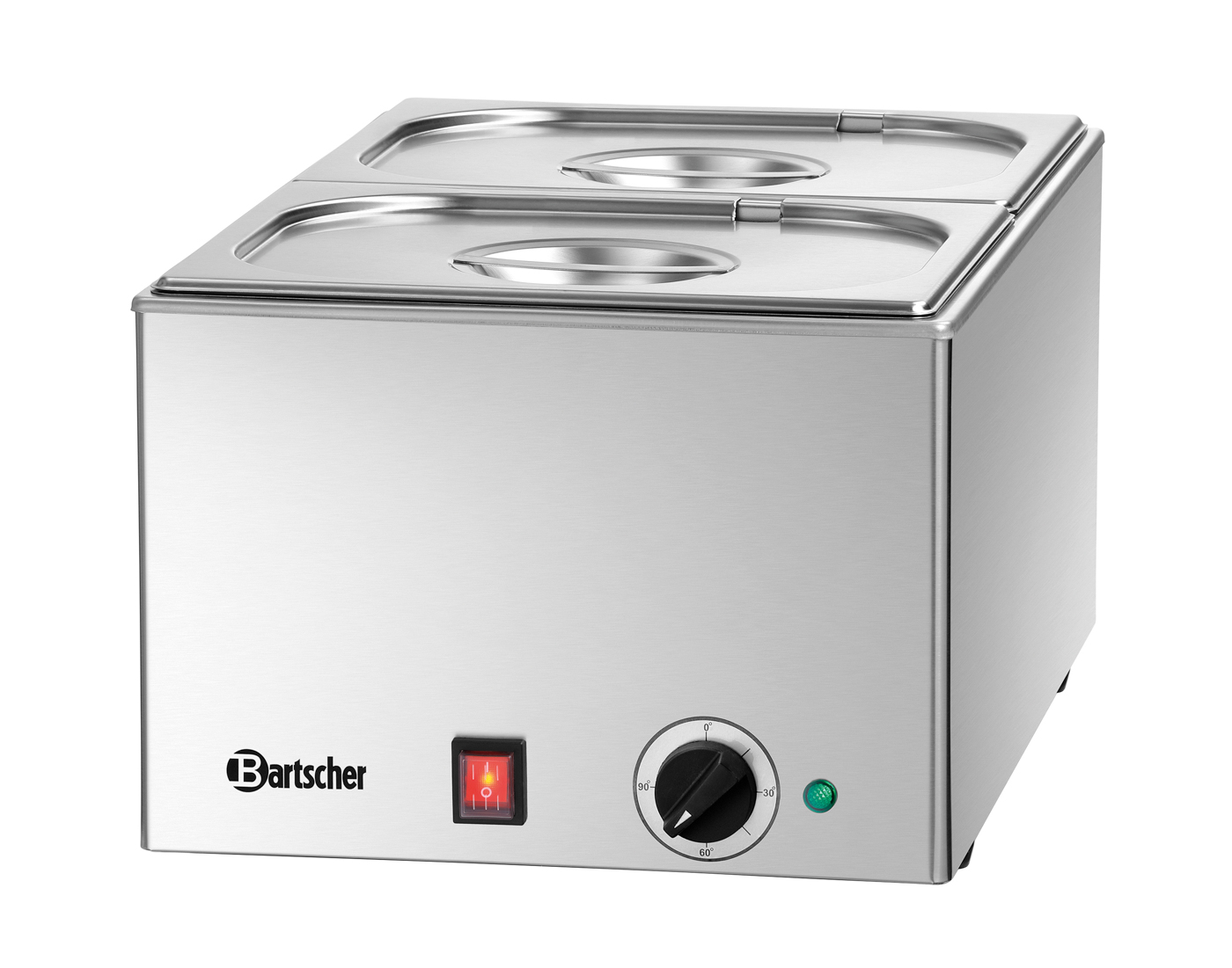 Bartscher Bain Marie 212-150 | Frequenz: 50 Hz |Maße: 33,8 x 54 x 24,8 cm. Gewicht: 10,3 kg