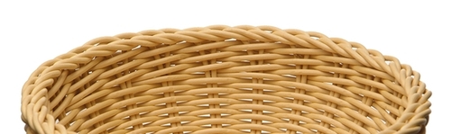 Korb, rund Ø 16 cm, H: 8 cm Polypropylen, hellbeige -PROFI LINE- spülmaschinengeeignet bruchsicher stapelbar