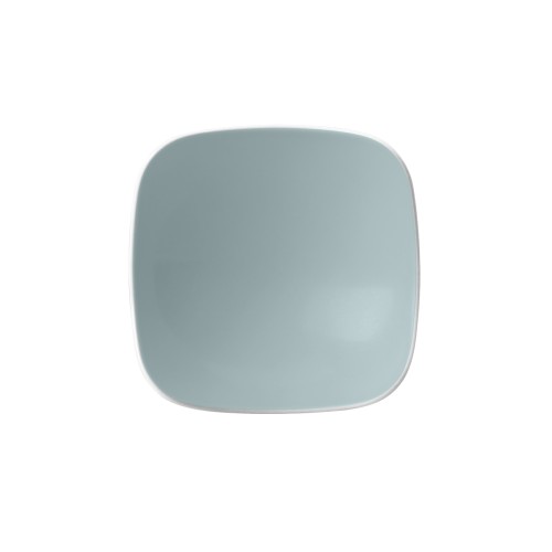 Seltmann Coupschale eckig 13x13 cm M5384, eckig, Form: Coup Fine Dining, Dekor: 57271 türkis, hohe Kantenschlagfestigkeit, Made in Germany