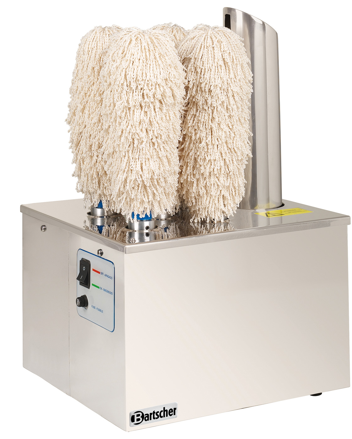 Bartscher Gläserpoliermaschine | Spannung: 230 V| Maße: 34 x 30,5 x 52,0 cm. Gewicht: 16 kg