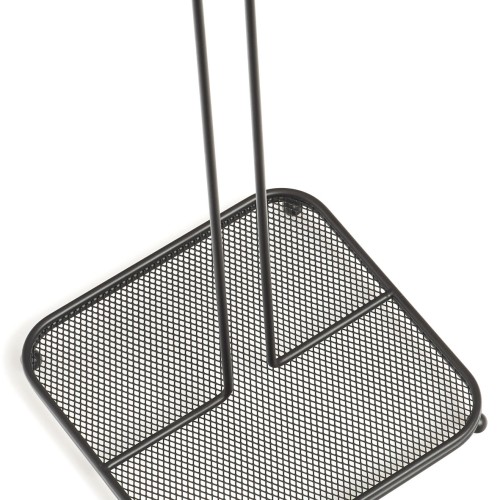 Küchenrollenhalter, Metall, schwarz. Länge: 163 mm. Breite: 163 mm. Höhe: 318 mm