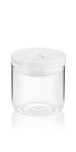 KELA Vorratsdose Arik Glas weiß 11,0cm 10,5cmØ 600,0ml