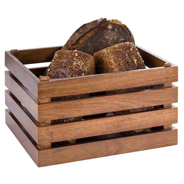 APS Holzbox -SUPERBOX-, 35 x 29 cm, H: 20 cm, Akazienholz, passend zu GN 1/2