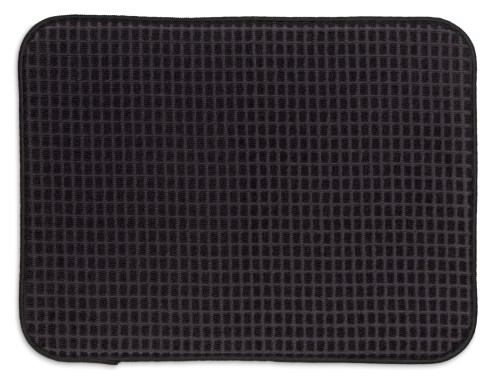 Abtropfmatte Rapida 100%Polyester schwarz 50,0x38,0 cm von Kela