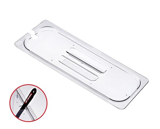 ARAVEN GN POLYCARBONAT DECKEL 2/4 Durchsichtig