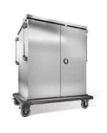 BLANCO Tablett-Transportwagen z. passiven Kühlung, m. 3 Eutektischen Platten (nicht im Lieferumfang enthalten), doppelwandig, isoliert,