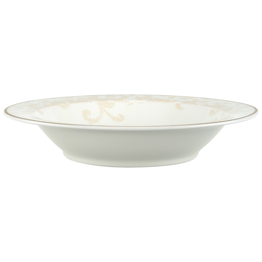 Villeroy und Boch Salatschale - Maße: 20 x 20 x 3,9 cm / Ser.: Ivoire