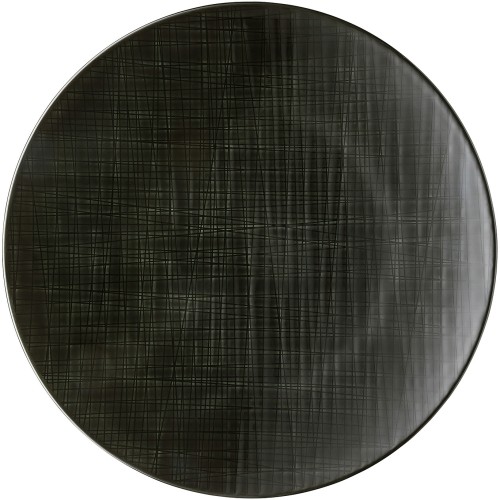 Mesh Colours Forest (Dunkelgrün) von Rosenthal, Teller flach 33 cm, aus Porzellan