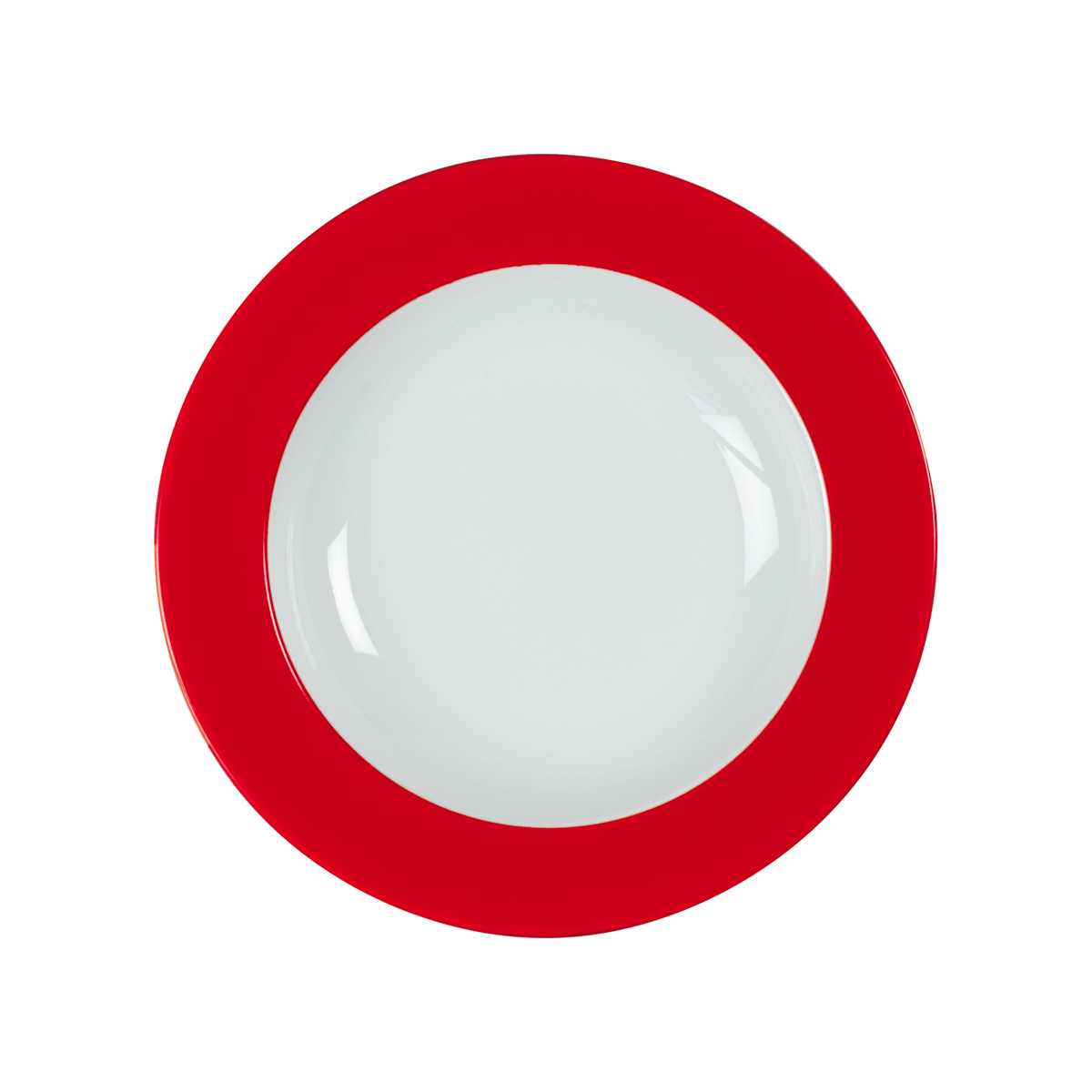 Eschenbach TABLE SELECTION Speiseteller tief 22 cm, Farbe: Glutrot