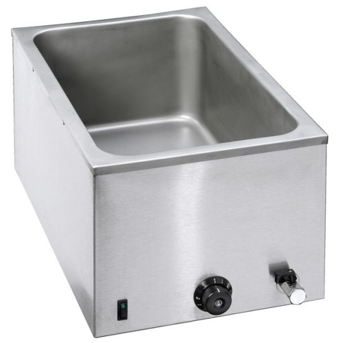 NEUMÄRKER Bain-Marie für GN 1/1 - 200 mm tief, ohne GN-Behälter 355x550x295 mm