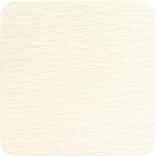 Villeroy & Boch Teller flach quadratisch, 32,5 x 32,5 x 1,5 cm, Serie The Rock White Glacier