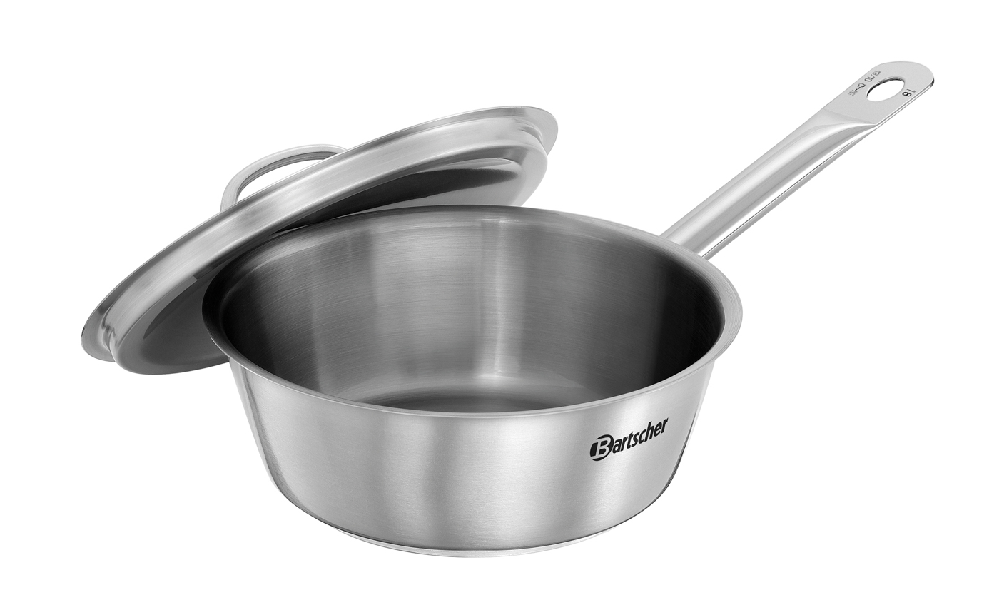 Bartscher Bratpfanne E180-D1 | Pfannen-Höhe: 65mm | Maße: 20 x 35 x 11,0 cm. Gewicht: 0,95 kg