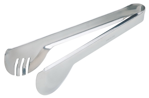 Universalzange 24 x 5,3 cm 18/0 Edelstahl hochglanzpoliert einseitig geschlitzt spülmaschinengeeignet