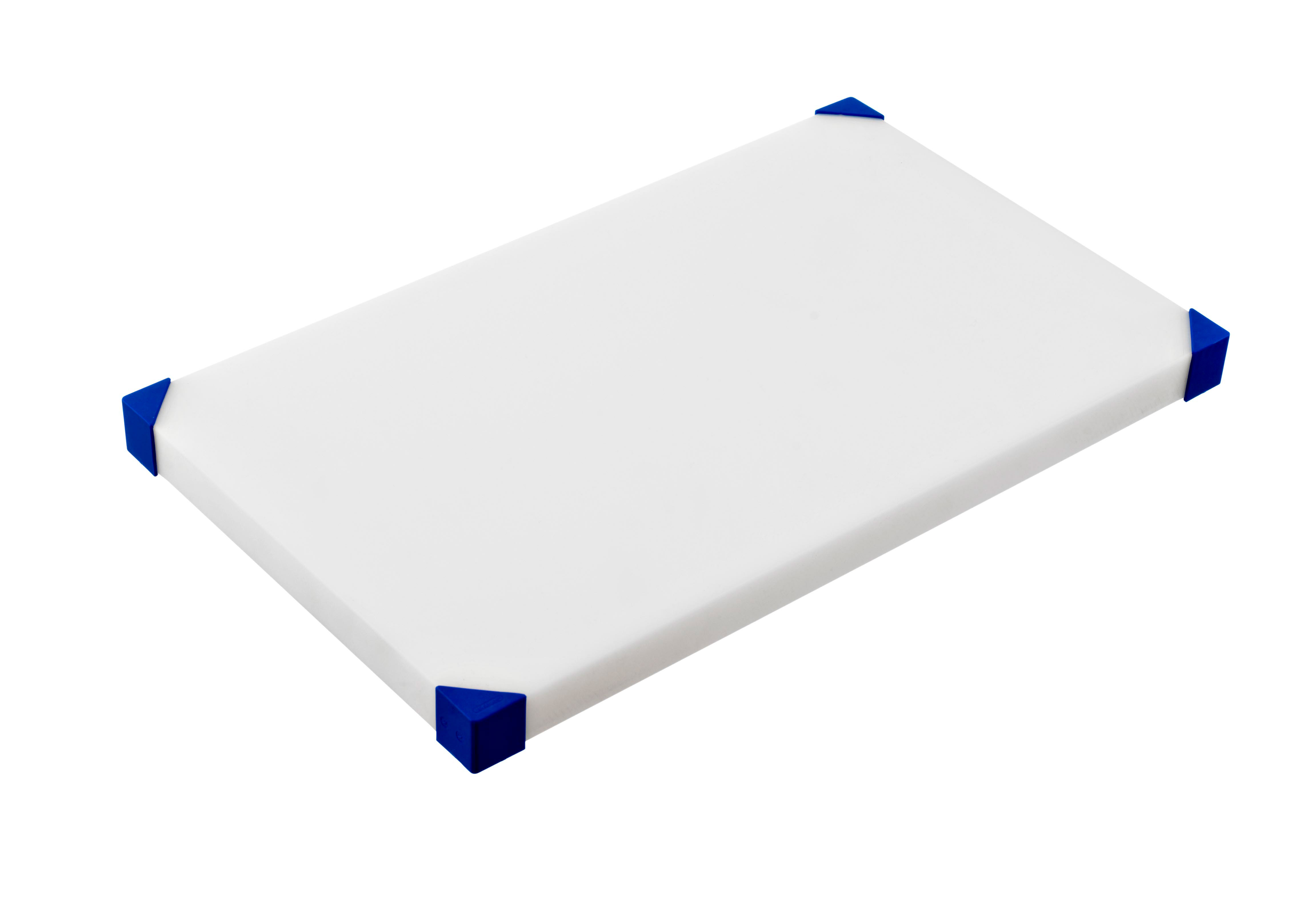 ARAVEN Schneidebrett rutschfest mit den Abmessungen 504x304x34mm, blau