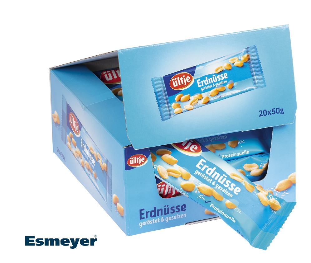 Ültje Erdnüsse im Riegelformat Inhalt: 50 g.