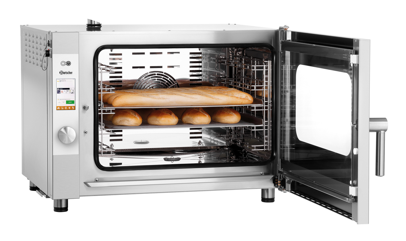 Bartscher Kombidämpfer Silversteam 5111D |Temperaturbereich bis: 300 °C | Maße: 89 x 83,5 x67,5 cm. Gewicht: 84,4 kg