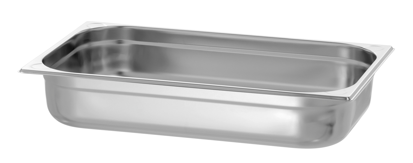 Bartscher GN-Behälter, 1/1GN,T100, Basic Line |Ausführung: Ohne Perforation | Maße: 53 x 32,5 x10,0 cm. Gewicht: 0,7 kg