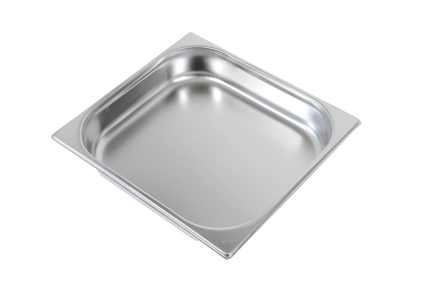 Bartscher Blech 2/3GN, 65 mm | Ausführung: OhnePerforation | Maße: 35,4 x 32,5 x 6,5 cm. Gewicht:0,75 kg