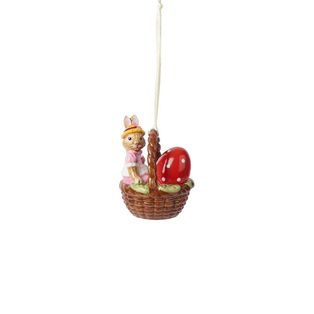 Villeroy und Boch Ornament Korb, Anna - Maße: 4,4 x 4,5 x 6,1 cm / Inh.: 45 L / Ser.: Bunny Tales
