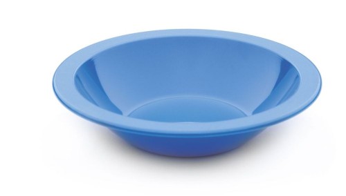 Roltex Teller in tiefer Ausführung, antibakteriell mit 17,3 cm Durchmesser, blau