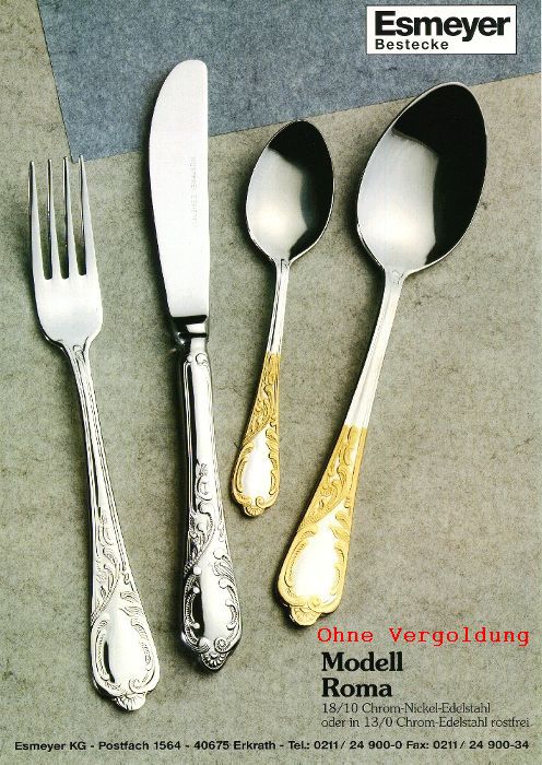 10-tlg. Vorlege-Set ROMA Edelstahl 18/10, poliert