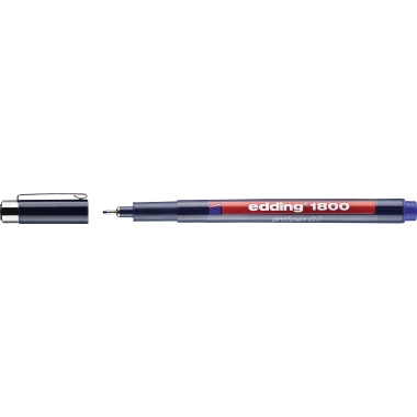 edding Fineliner 1800 profipen 0,7mm blau
