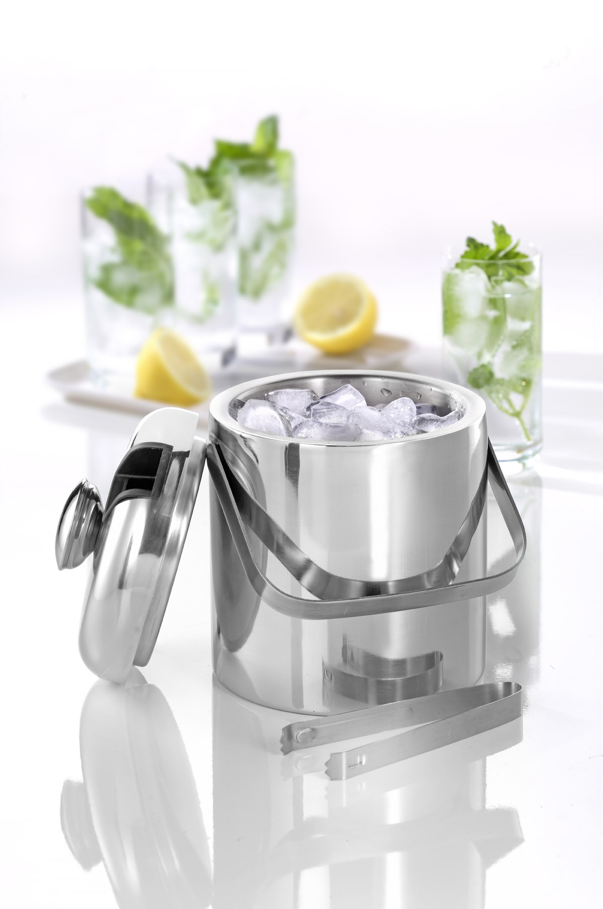 Eiskühler / Eiseimer LINCOLN, Edelstahl, 1,3 ltr.