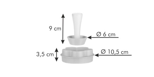 Former für gebackene Körbchen DELÍCIA