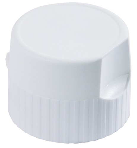 Ersatzkappe zu Quetschflasche aus farbigem Polyethylen, mit Schraubkappe, wiederverschließbar,  schwere Qualität