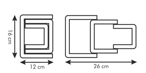 Zusammenlegbare Unterlage ONLINE, aus Holz