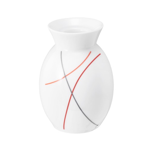 Seltmann Leuchter, rund, Form: Community, Dekor: 57402 Red Line, hohe Kantenschlagfestigkeit, Made in Germany