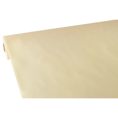 Tischdecke, stoffähnlich, Vlies "soft selection plus" 40 m x 1,18 m champagner von PAPSTAR