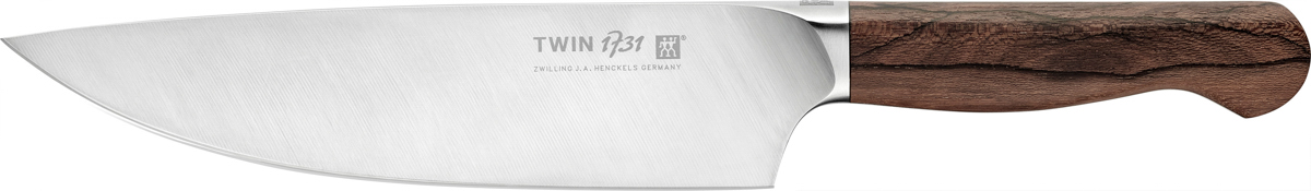 Kochmesser, 20 cm, Braun, Ziricote, Serie: TWIN 1731. Marke: ZWILLING