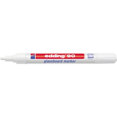 edding Glasboardmarker 90 2-3mm weiß Rundspitze