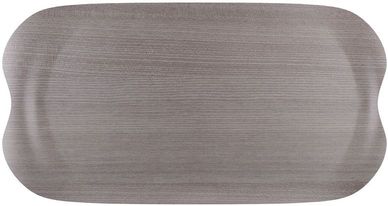 Roltex Speisetablett Earth Wave, 42 x 22 cm, graues Holz