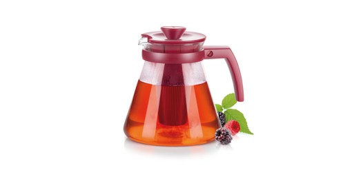 Kanne TEO TONE 1.25 l, mit Teesieben, rot