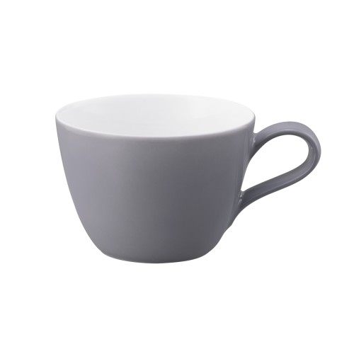 Seltmann Kaffeeobertasse 0,24 l, rund, Form: Life, Dekor: 25675 Fashion elegant grey, hohe Kantenschlagfestigkeit, Made in Germany