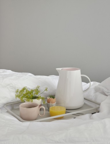 CARRY-ON Serviertablett grau, Maße: 150 x 100 x 170 mm