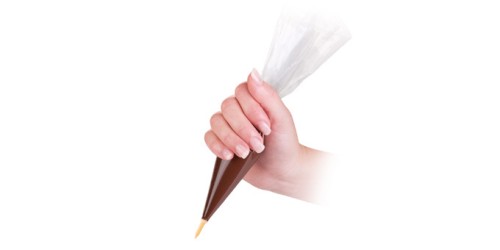 Spritzbeutel mit Mini-Tülle DELÍCIA 5 St., 30 cm