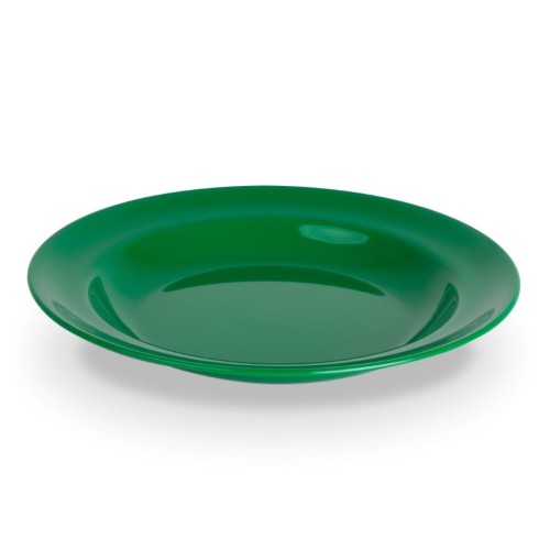 Teller tief 24 cm, grün, Höhe: 3,4 cm