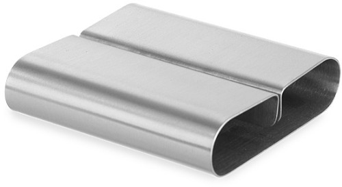 HENDI Kartenhalter aus Edelstahl- 80x77x(H)18 mm Die Menükarte wird nicht mitgeliefert 6 Stück im Farbkarton