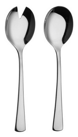 2-tlg. Salatbesteck MONTEGO, Edelstahl 18/10, poliert, Länge: 20,7 cm. Mit einer Matreialstärke von 3,5mm.